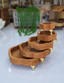 سینی پایه دار ۵ تیکه در طرح های مختلف