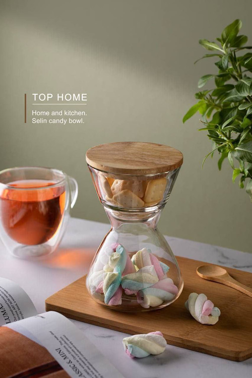 ظرف قند و شکر شیشه ای سلین