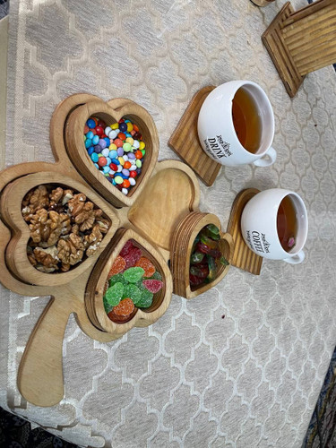 اردو خوری ۴ خانه طرح گل قابل شستشو