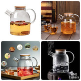 قوری پیرکس درب بامبو