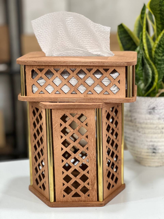 ست سطل و جا دستمال جوبی نرده طلایی