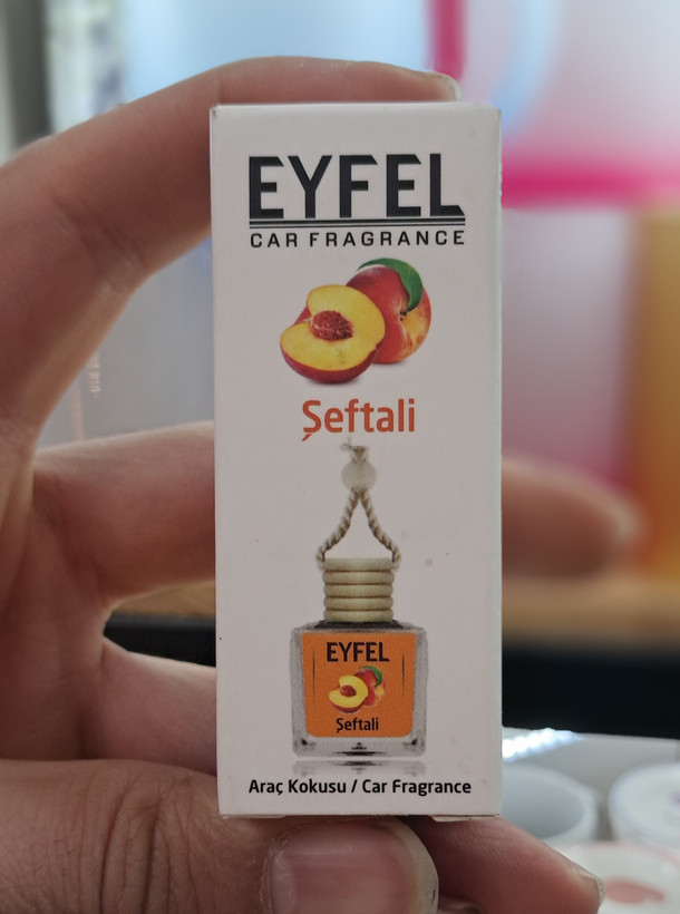 خوشبو کننده ماشین ایفل ۱۰ میل مدل با اسانس هلو