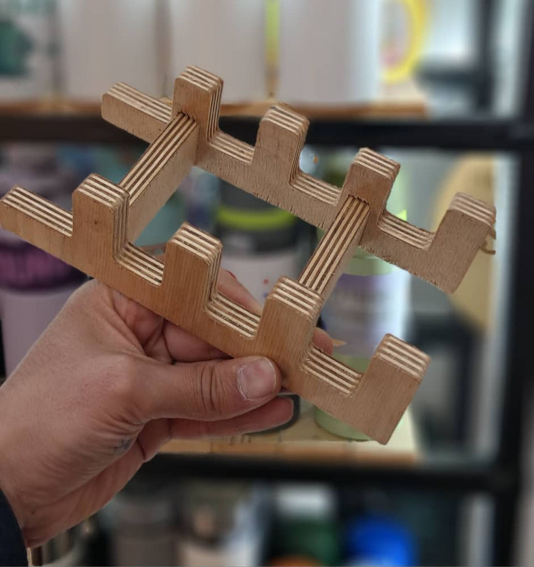 استند تخته سرو و سینی قابل شستشو