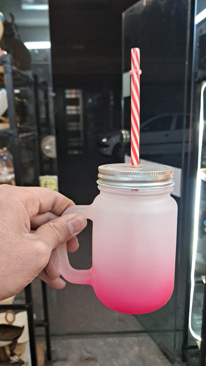 لیوان مدل اسموتی نی دار