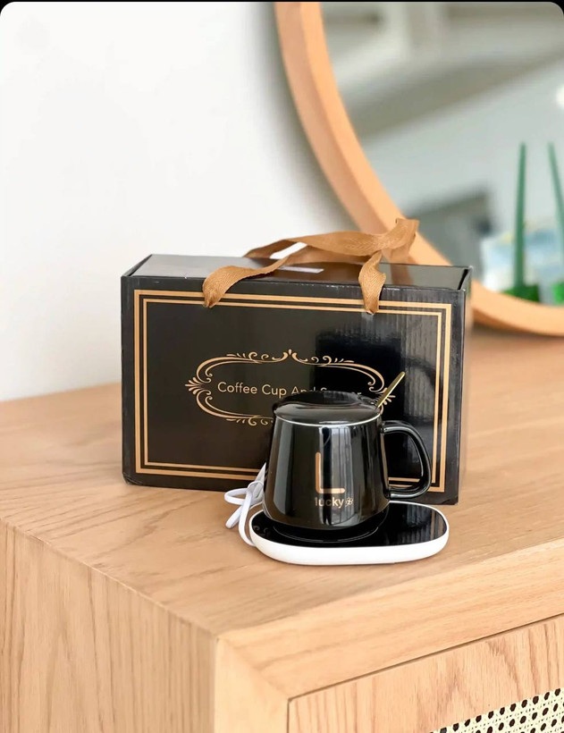 ماگ هیتر دار جعبه کادویی مدل لاکی