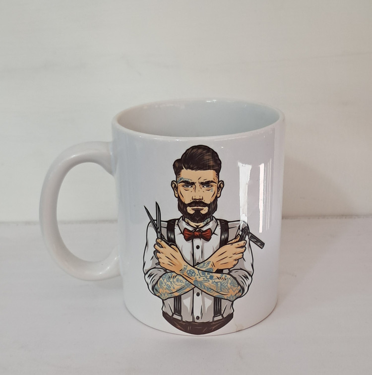 ماگ سرامیکی طرح آرایشگر