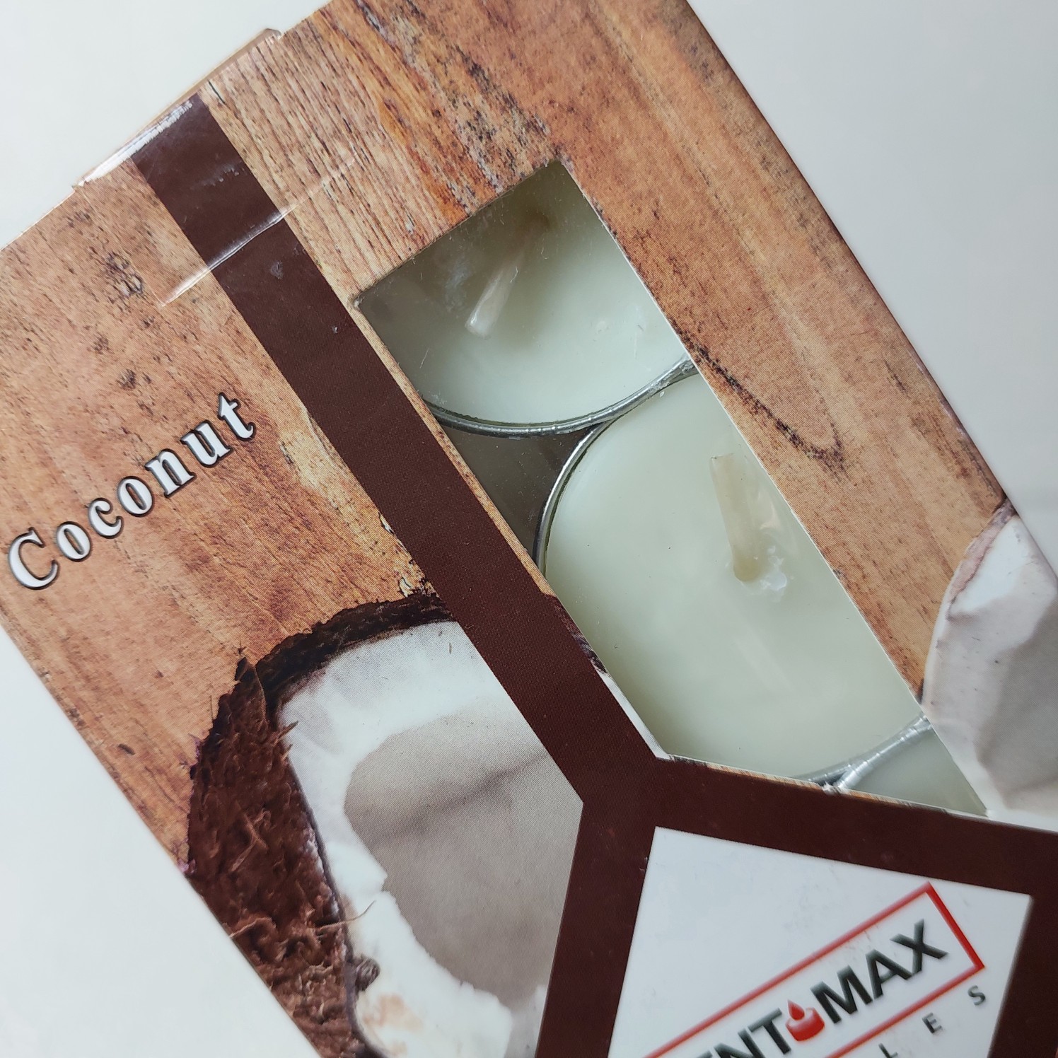 شمع معطر ۱۰ عددی با رایحه نارگیل