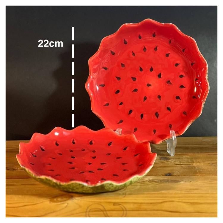 بشقاب سرامیکی هندوانه