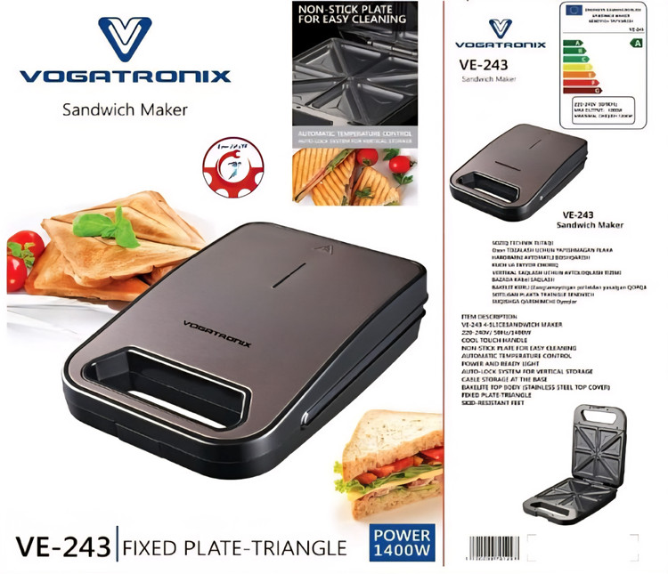 ساندویچ ساز و اسنک ساز وگاترونیکس 243