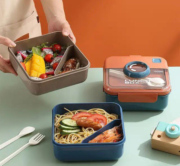 ظرف غذا مربعی طرح دوربین مدل C72