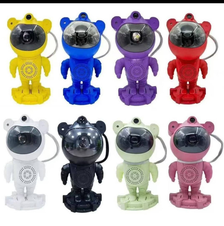 فضانورد کهکشانی اسپیکر دار جعبه سفید