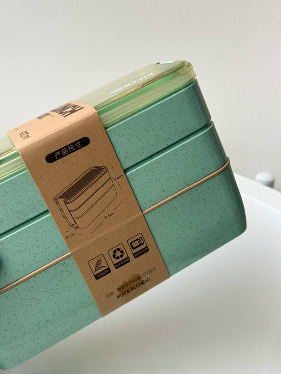 ظرف غذا بامبو سه طبقه ای مدل C68