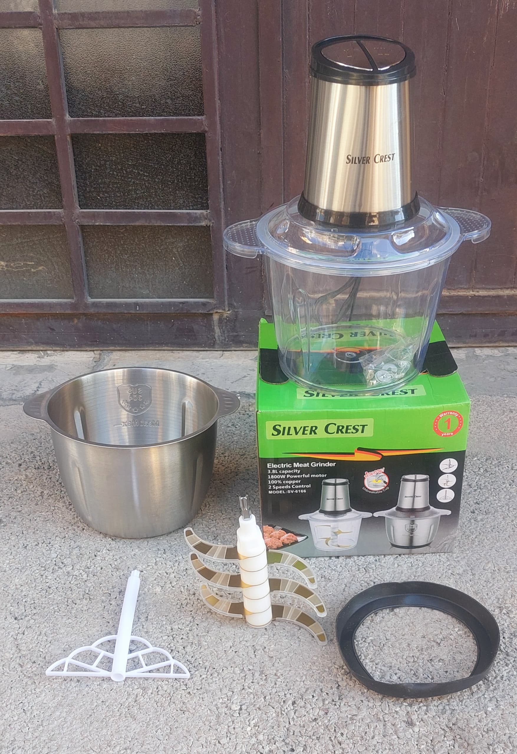 خردکن ۶ تیغه سیلور کرست دوکاسه