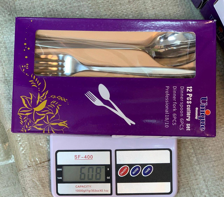 قاشق چنگال یونیک ۱۲ پارچه