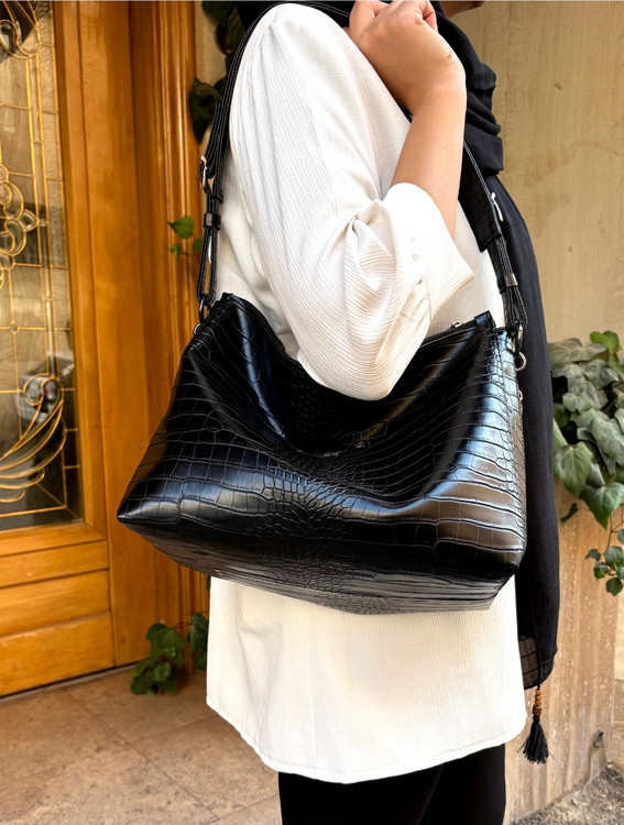 کیف دوشی TAZZ برند چرم نهال