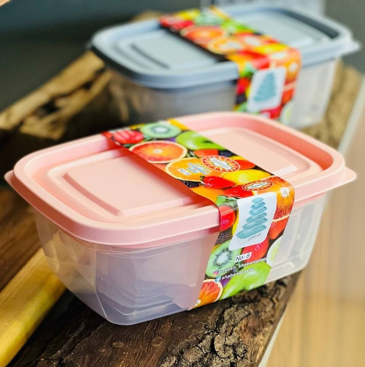 ظرف فریزری ۶ تیکه