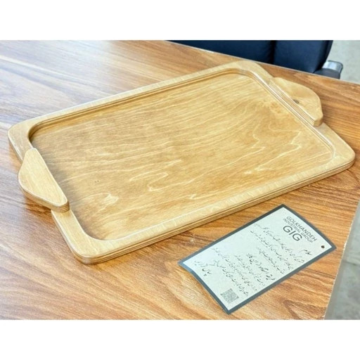 سینی مستطیل چوب کاج