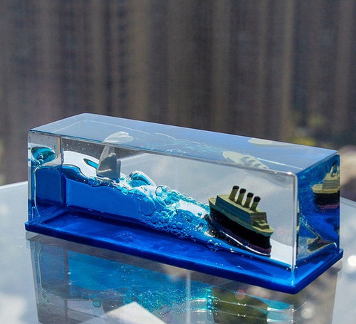 دکوری مدل کشتی معلق Cruise Ship Fluid Drift Bottle