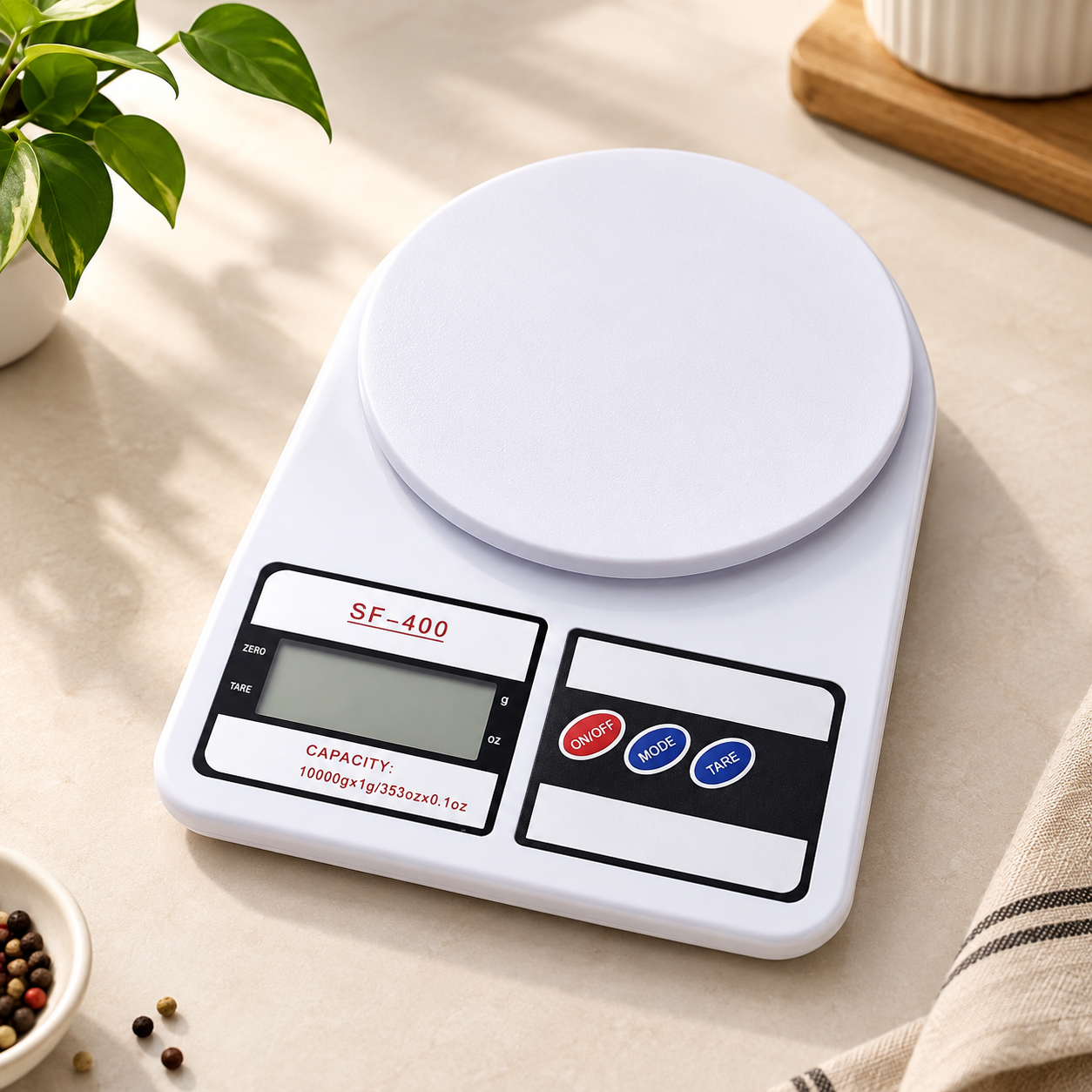 ترازو آشپزخانه دیجیتالی مدل SF400